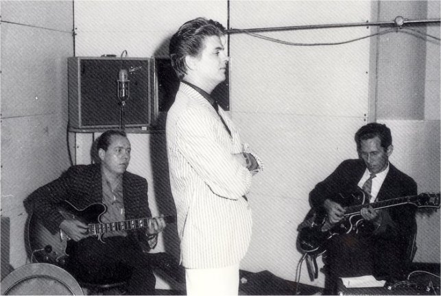 Recording at RCA Studios with Hank Garland and Chet Atkins