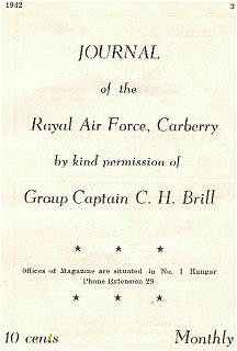 Journal of the Royal Air Force, Carberry - June 1942