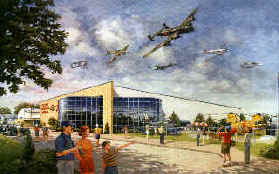Steve Snider's painting of planned future museum