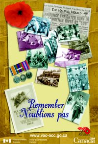 Official Remembrance Day 99 Poster from Veterans Affairs Canada
