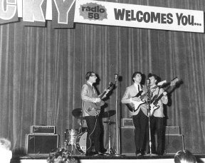 On stage at the Winnipeg Auditorium: CKY presents The Everly Brothers and Roger Miller