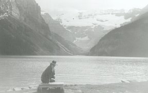 Bill the Navajo at Lake Louise