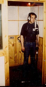 Mick in the haunted drum / vocal booth