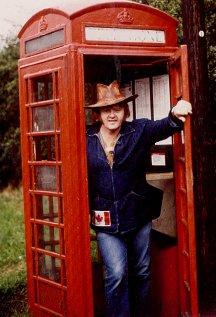 Bill in telephone kiosk