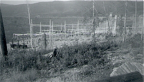 Bennett Dam Project under construction