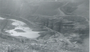 Bennett Dam Project under construction