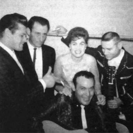 Patty with WS and Luther of the Tennessee 3, plus Carl Perkins and George Jones