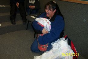 Infant swaddling demonstration