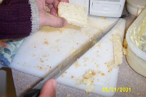 Fresh, hot bannock good to the last crumb