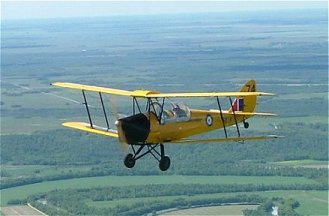 Photo of the Moth by Marlain Shoemaker from an aircraft piloted by Carlyle Jorgensen