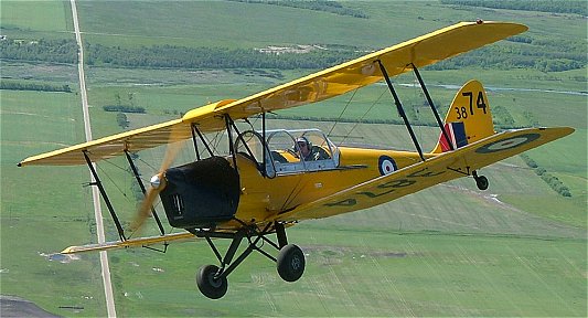 Photo of the Moth by Marlain Shoemaker from an aircraft piloted by Carlyle Jorgensen