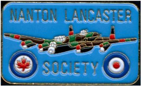 Nanton Lancaster Society Pin