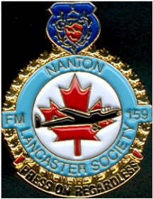 Nanton Lancaster Society Pin