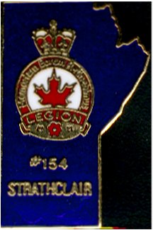 Royal Canadian Legion Pin - #154 - Strathclair Branch