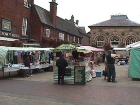 [5] Stone market square and library beside the Crown