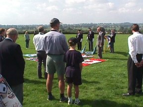 [8] A Moment of Silence for Remembrance Following the Fly Past