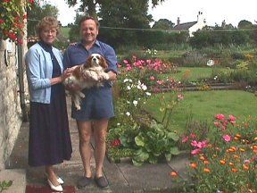 [3] Vic and Marguerite at Home with Mill Pond in Background