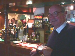 [11] Sharing a Pint with Peter Berrisford at the Dog & Doublet