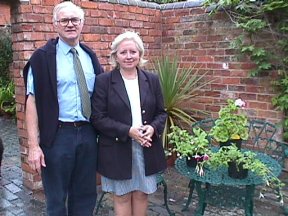 [6] Don and Kathy Mitchell in the Sandon House Garden