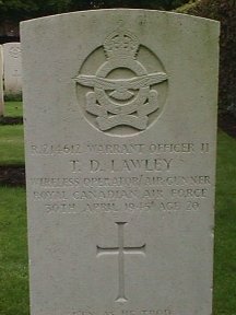 WO2 T.D. Lawley - age 20 - Wireless Operator / Air Gunner