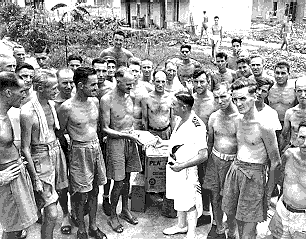 Canadian POW's just after being liberated.