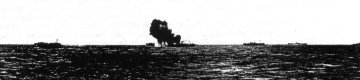 Flying bomb attack in the Bay of Biscay