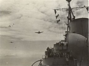 Mock attack by RCAF at Nanoose.