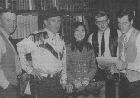 Russ, Hillmans, Barry Forman and John Skinner signing National Film Board Contract - 1967