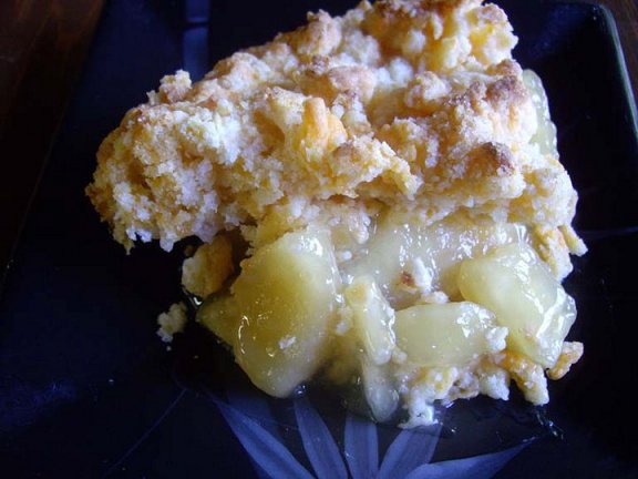 Canadian Cheddar Cheese Apple Crisp.