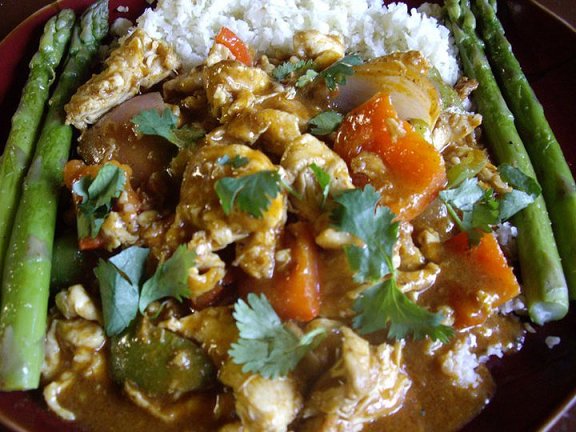Curry Chicken and Vegetables: