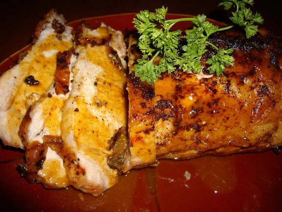 Roast pork loin