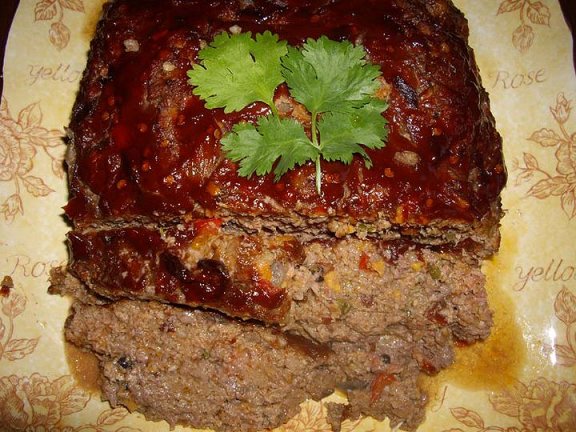 Chipotle-Cheddar-Guinness Meatloaf