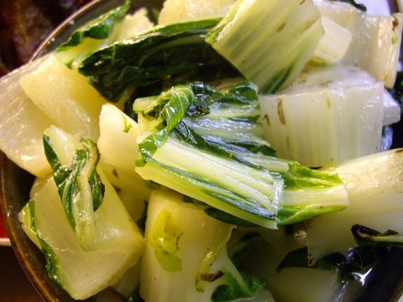 Stir-fried boy choy