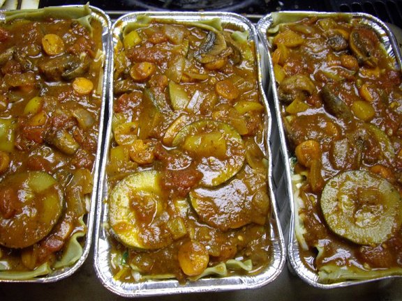 Vegetable lasagna
