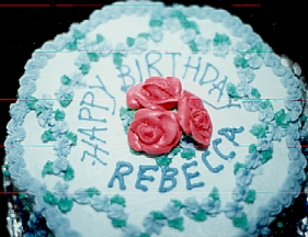 Birthday Cake with Roses