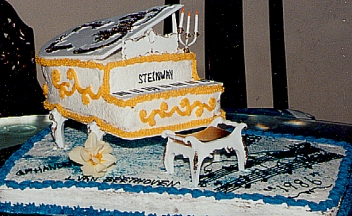 Steinway Piano Cake for Piano Recital