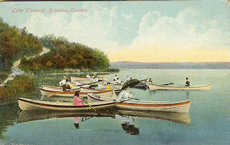 Boating on Lake Clement