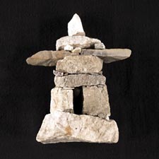 Inuit  inuksuk rock structure