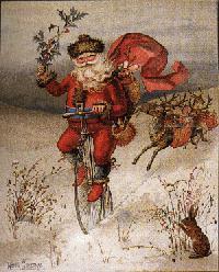 Louis Prang 1886 Christmas card