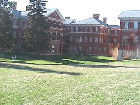 East side of main buildings