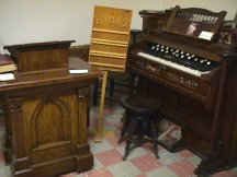 Organ and pulpit