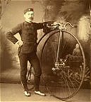 Brandon Rider and His High Wheel Bicycle