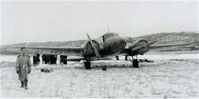Anson on the Ground at Souris