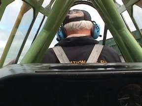 View from the rear cockpit